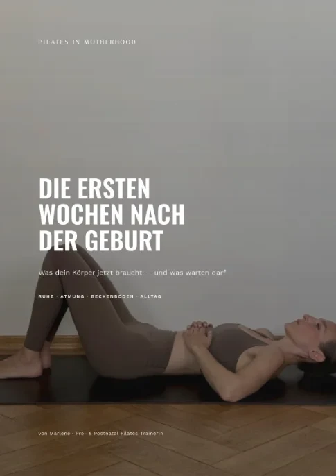Titelseite des Guides „Die ersten Wochen nach der Geburt“